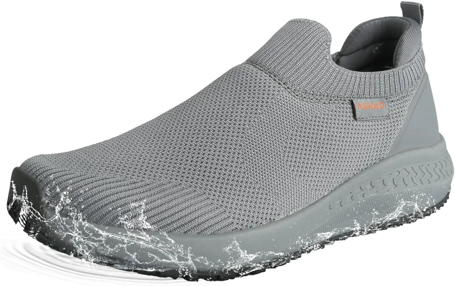 Men's Non Slip Work Shoes Restaurant Waterproof Chef Shoe for Kitchen Hospital Slip-Resistant Air Cushion Sneakers with Easy-Clean Modern Design Breathable Lightweight