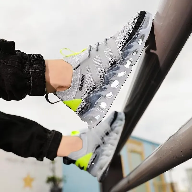 Men's Shock Absorbing Running Shoes Lightweight Walking Shoes Workout Blade Sneakers Shoes for Men