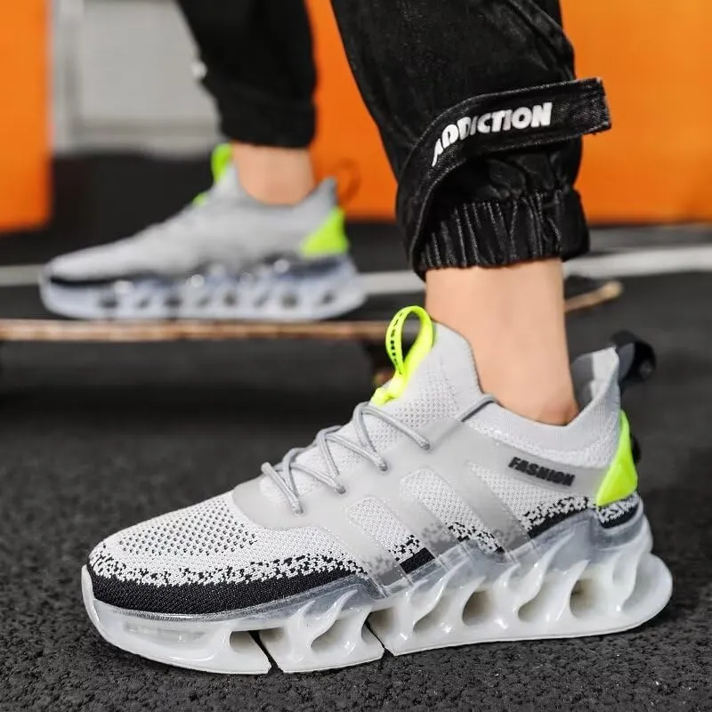 Men's Shock Absorbing Running Shoes Lightweight Walking Shoes Workout Blade Sneakers Shoes for Men