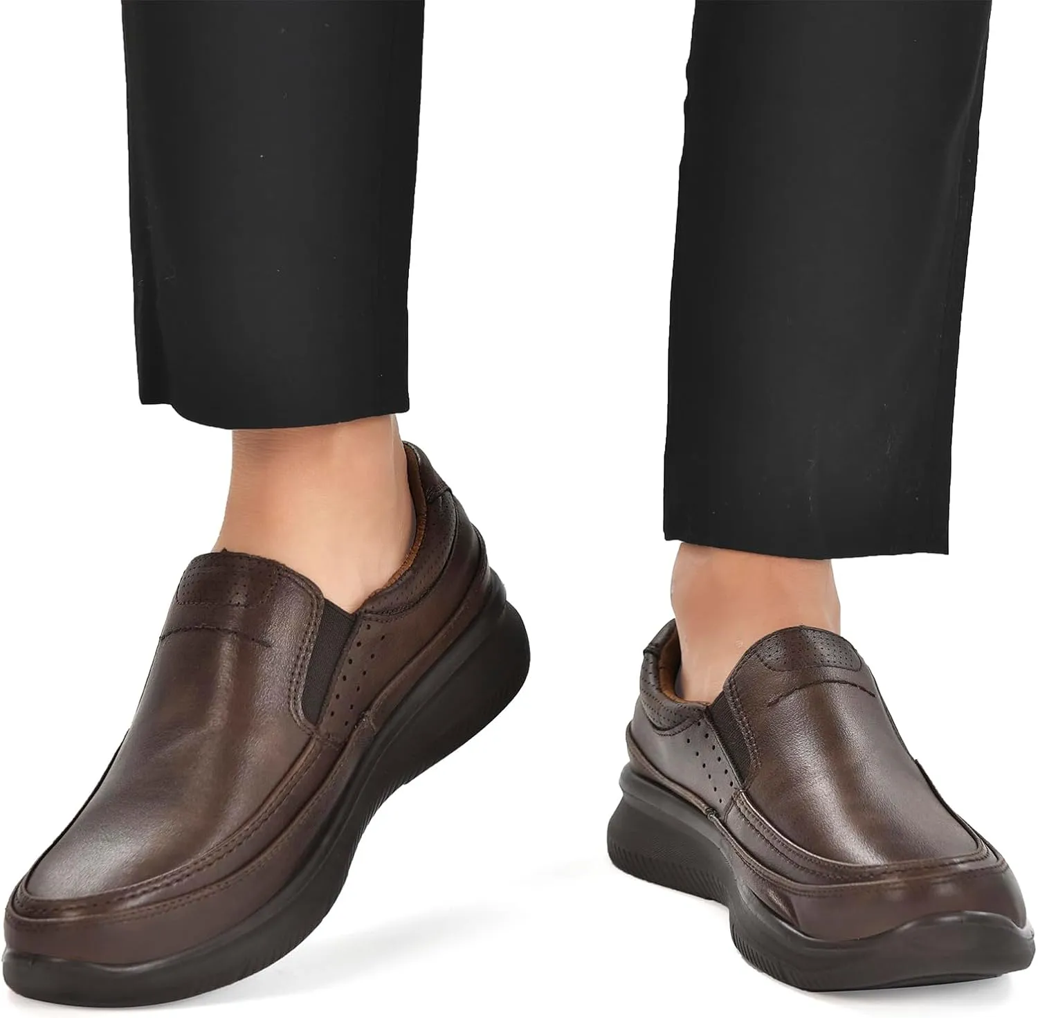Men's Slip On Casual Loafers, Comfortable Walking Shoes for Men, Lightweight Dress Shoes for Office Driving