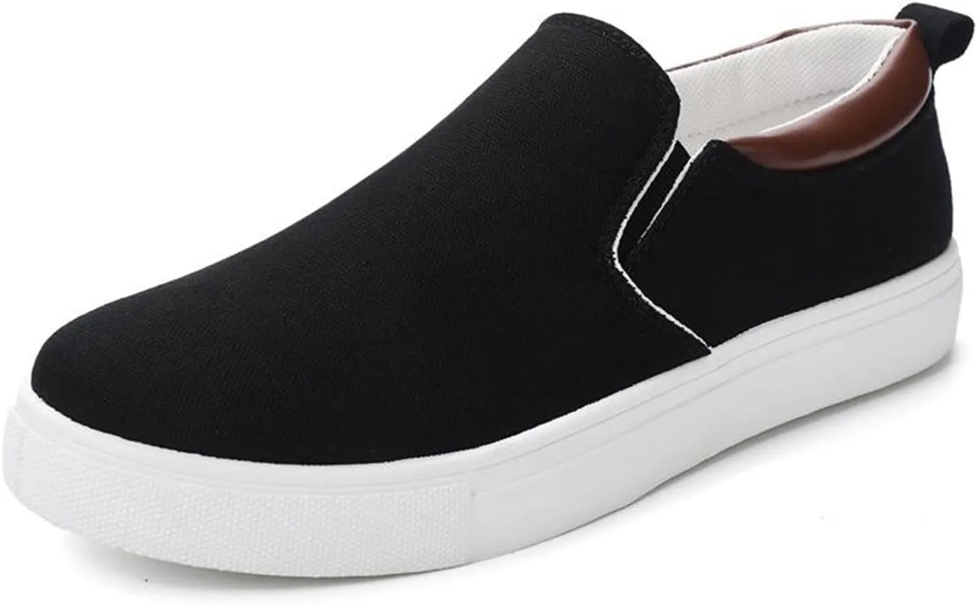 Mens Slip on Shoes, Casual Canvas Shoes, Men Canvas Low top Shoes, Fashion Shoes with Comfortable and Breathable