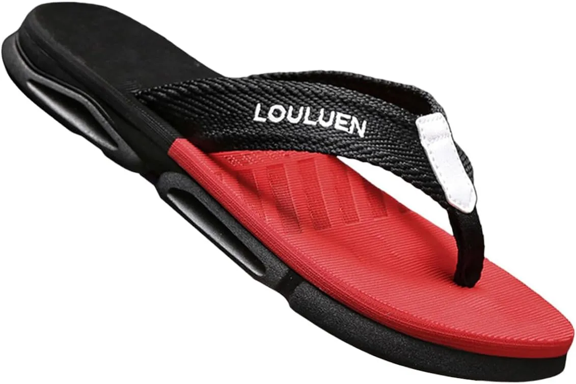Men's Soft Comfy Flip Flop Slide Sandals - Non-Slip and Stylish Summer Beach Footwear