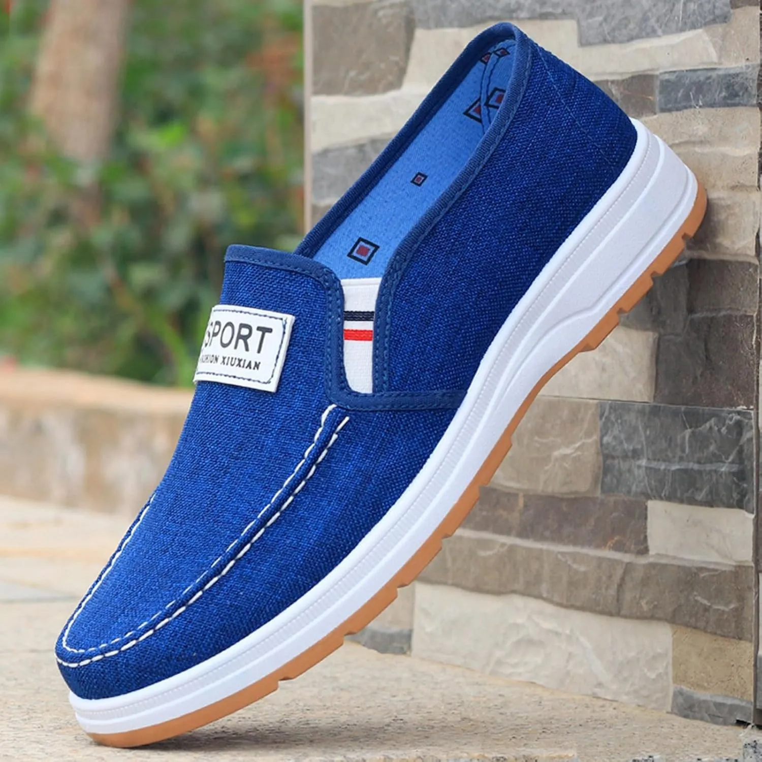 Men's Walking Shoes Golf Low Top Running Classic Work Street Shoes