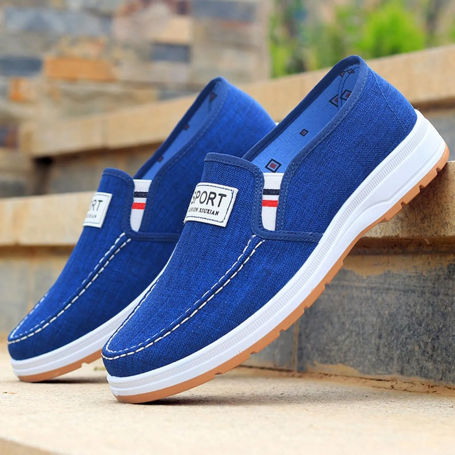 Men's Walking Shoes Golf Low Top Running Classic Work Street Shoes