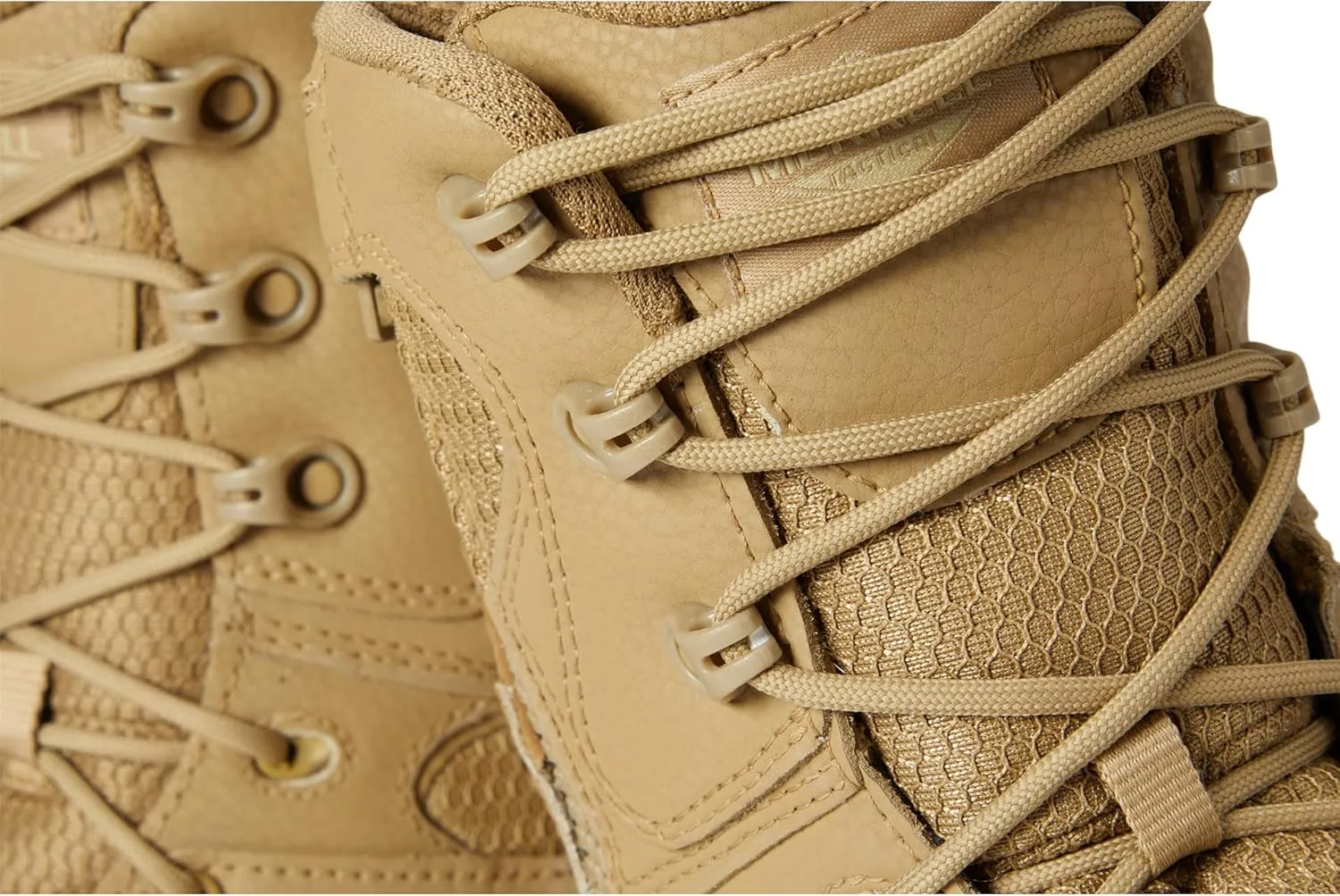 Merrell Men's Moab 3 8” Zip Tactical Waterproof Boots, Durable & Comfortable Coated Leather Combat Hiking Shoes