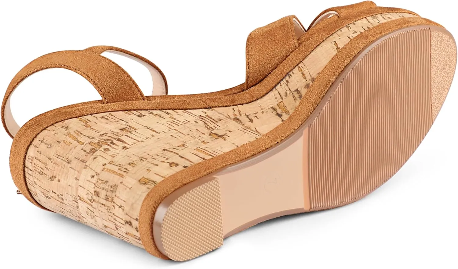 MERUMOTE Women's Fashion Platform Wedge Sandals Heeled Buckle Shoes For Summer