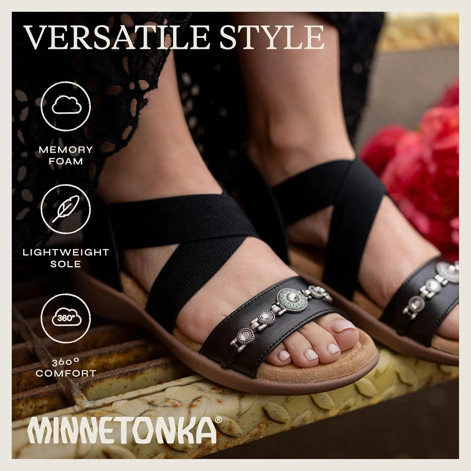 Minnetonka Women's Brenn, Brecca, Brida Sandals