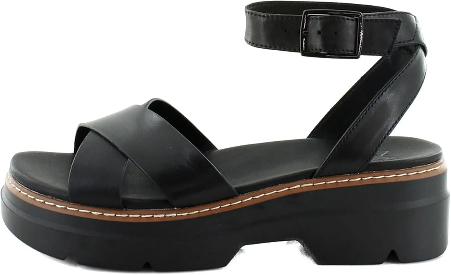 Naturalizer Women's Darry Ankle Strap Platform Sandal
