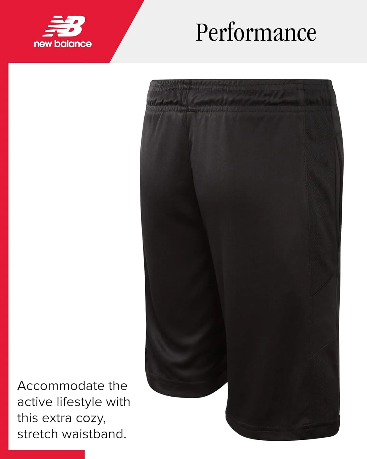 New Balance Boys Athletic Shorts - Lightweight Performance Woven Boys Gym Shorts with Pockets for Basketball Soccer (8-10)