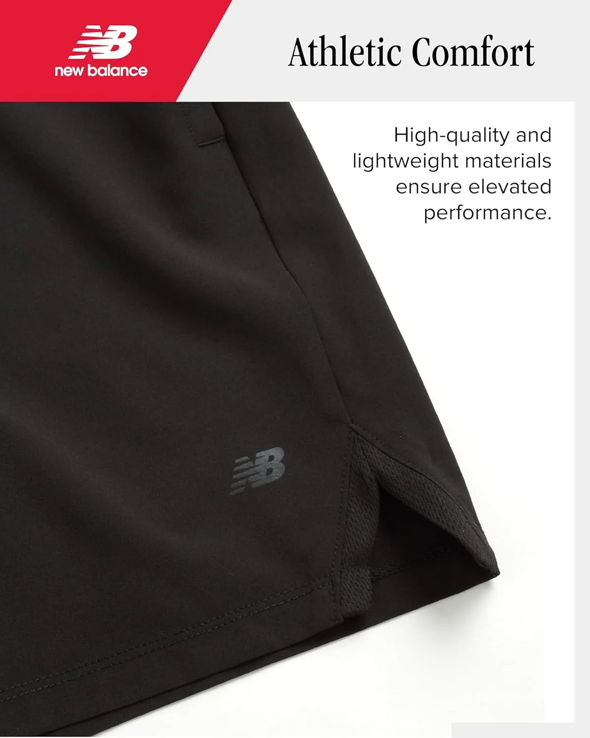 New Balance Boys Athletic Shorts - Lightweight Performance Woven Boys Gym Shorts with Pockets for Basketball Soccer (8-10)