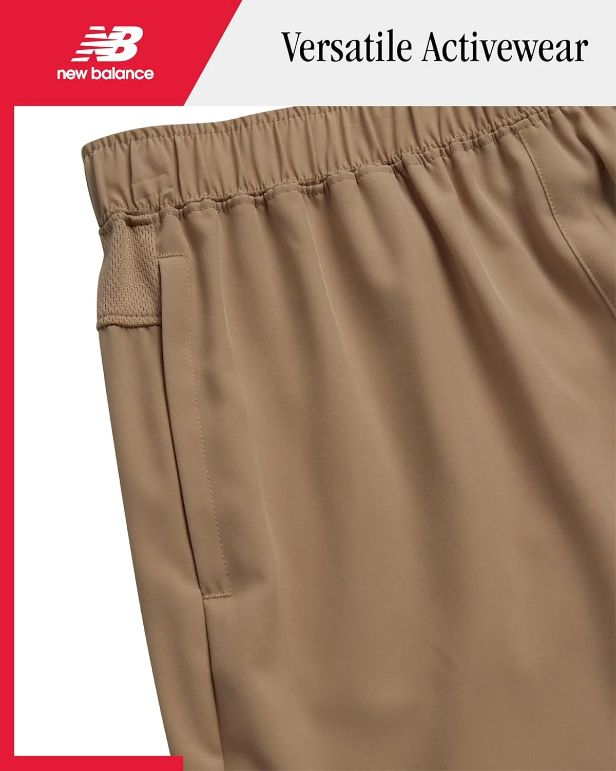 New Balance Boys Athletic Shorts - Lightweight Performance Woven Boys Gym Shorts with Pockets for Basketball Soccer (8-10)