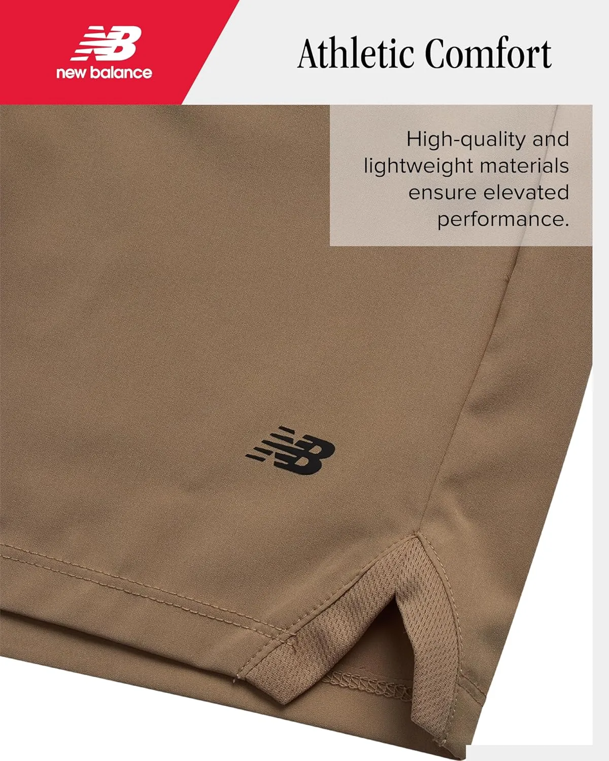 New Balance Boys Athletic Shorts - Lightweight Performance Woven Boys Gym Shorts with Pockets for Basketball Soccer (8-10)