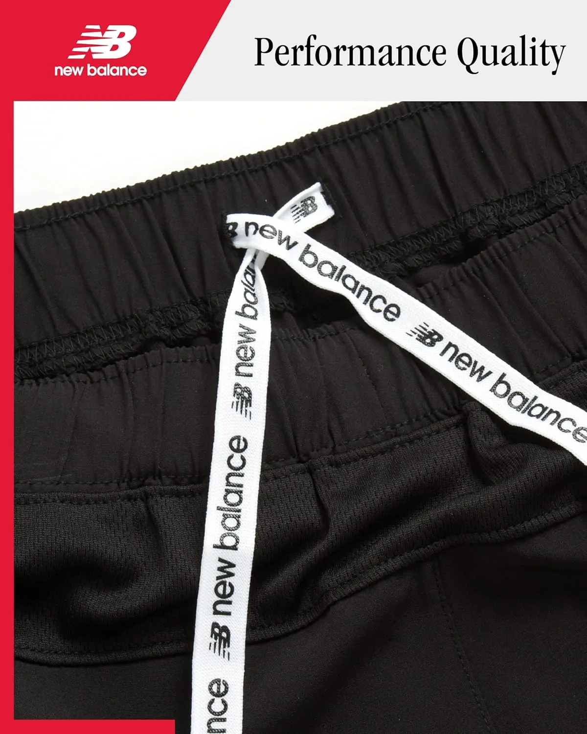 New Balance Boys Athletic Shorts - Lightweight Performance Woven Boys Gym Shorts with Pockets for Basketball Soccer (8-10)