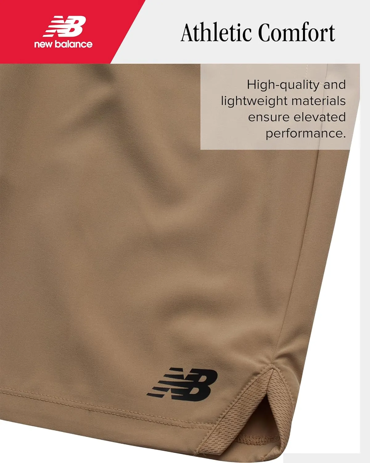 New Balance Boys Athletic Shorts - Lightweight Performance Woven Boys Gym Shorts with Pockets for Basketball Soccer (8-10)