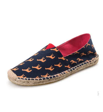 NEW23 colors Fashion Women & Men canvas espadrilles size 35-45 women's Flats casual Unisex lover shoes