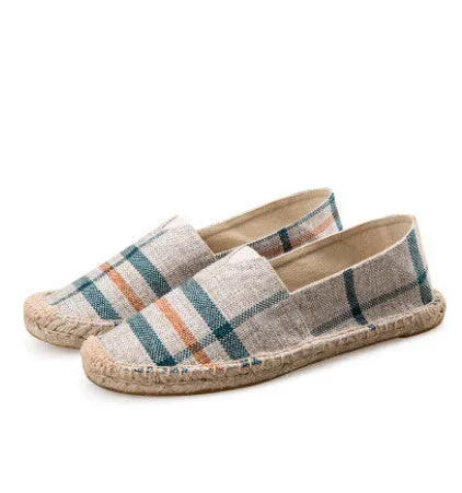 NEW23 colors Fashion Women & Men canvas espadrilles size 35-45 women's Flats casual Unisex lover shoes