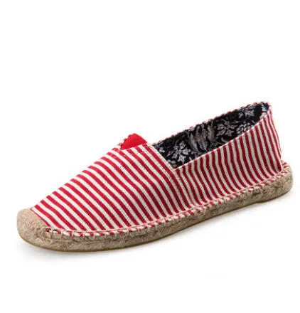 NEW23 colors Fashion Women & Men canvas espadrilles size 35-45 women's Flats casual Unisex lover shoes