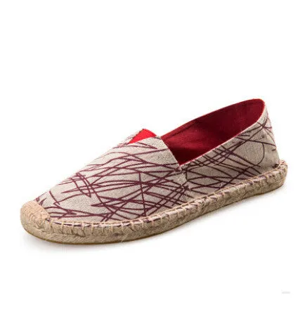 NEW23 colors Fashion Women & Men canvas espadrilles size 35-45 women's Flats casual Unisex lover shoes
