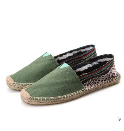 NEW23 colors Fashion Women & Men canvas espadrilles size 35-45 women's Flats casual Unisex lover shoes