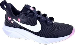 Nike Star Runner 4 NN SE Little Kids' Shoes (FJ8079-001, Black/Pink Rise/Picante Red/White)