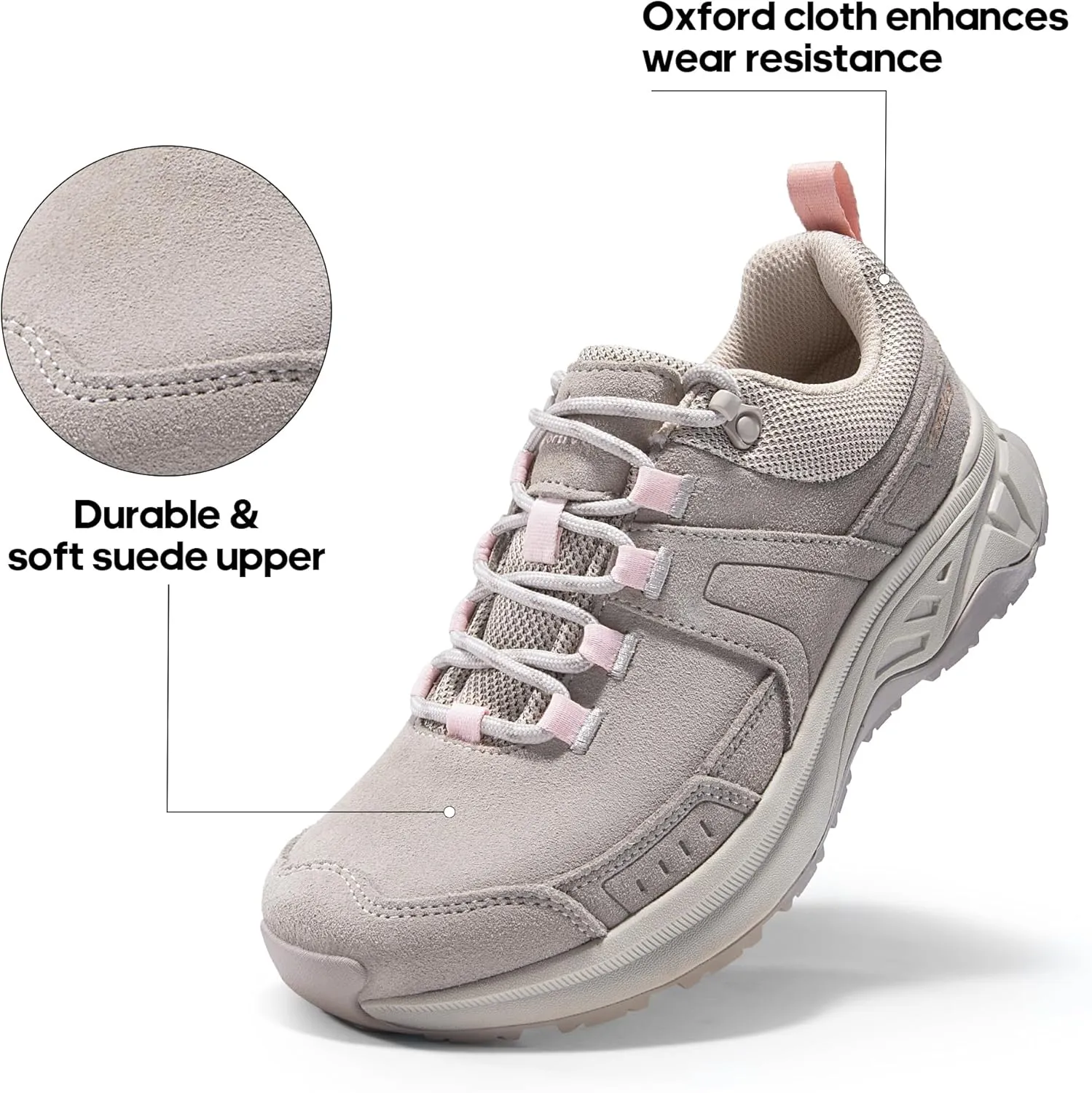 NORTIV 8 Women's Trails Shoes Outdoor Running Walking Hiking Shoes Comfortable Tennis Sneakers