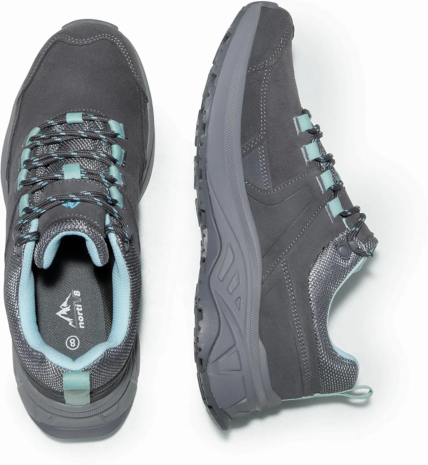 NORTIV 8 Women's Trails Shoes Outdoor Running Walking Hiking Shoes Comfortable Tennis Sneakers