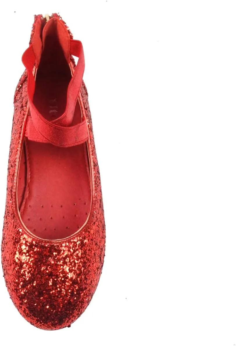 Nova Utopia Toddler Little Girls Dress Ballet Ankle Strap Flat Shoes