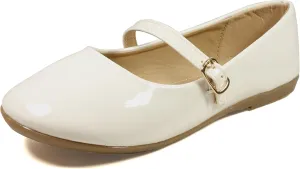 Nova Utopia Toddler Little Girls Dress Ballet Mary Jane Bow Flat Shoes