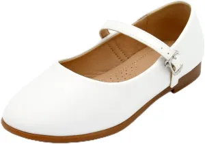 Nova Utopia Toddler Little Girls Dress Ballet Mary Jane Bow Flat Shoes