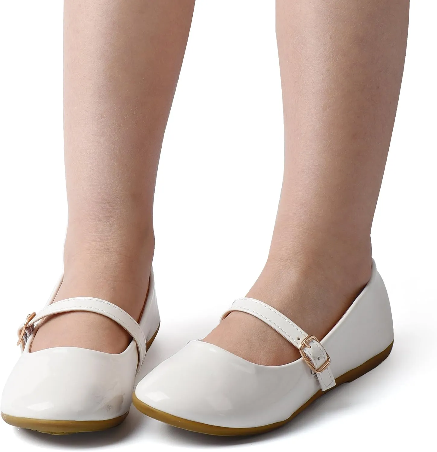 Nova Utopia Toddler Little Girls Dress Ballet Mary Jane Bow Flat Shoes
