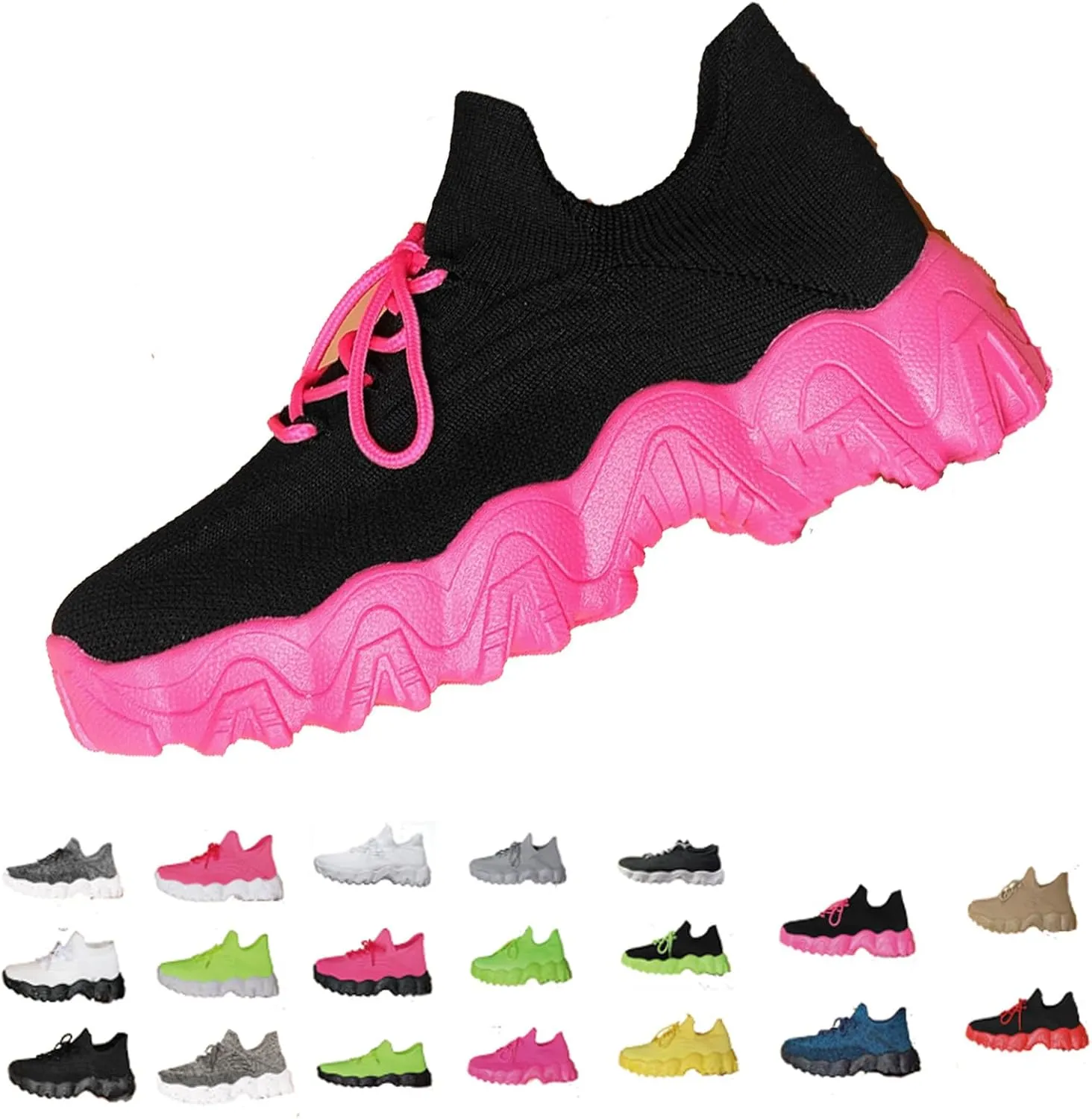 Nurse Babe Shoes for Nurses Women, Mesh Breathable Non-Slip Lightweight Casual Shoes
