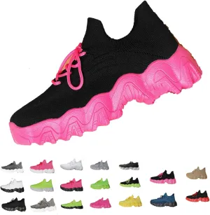 Nurse Babe Shoes for Nurses Women, Mesh Breathable Non-Slip Lightweight Casual Shoes