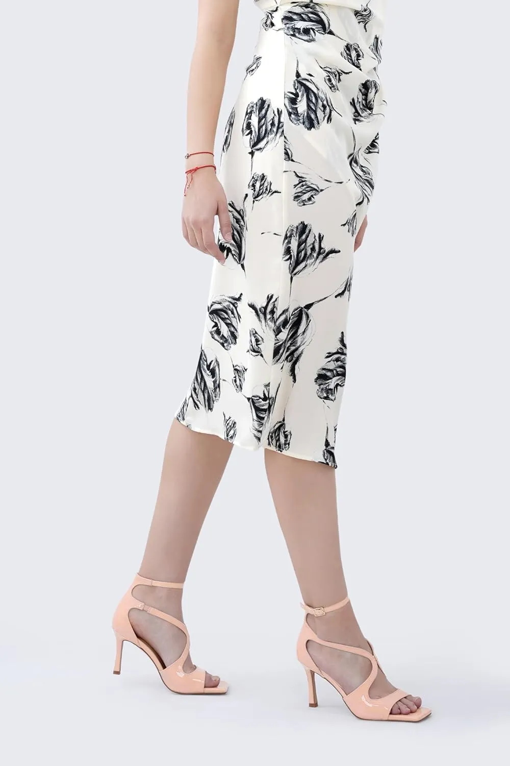 Oh Mispares Women’s Stiletto Heel Sandals Square Open Toe Strappy High Heels Ankle Strap Buckle 3.5 Inch Summer Dress Shoes for Party Wedding Prom