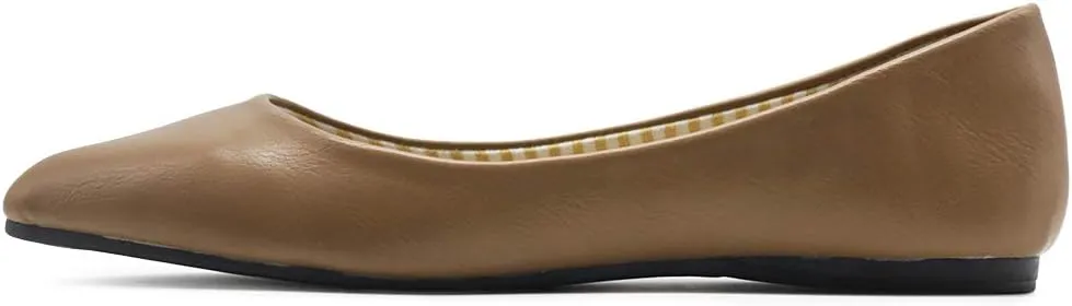 Ollio Women's Ballet Shoe Comfort Basic Light Multi Color Flat