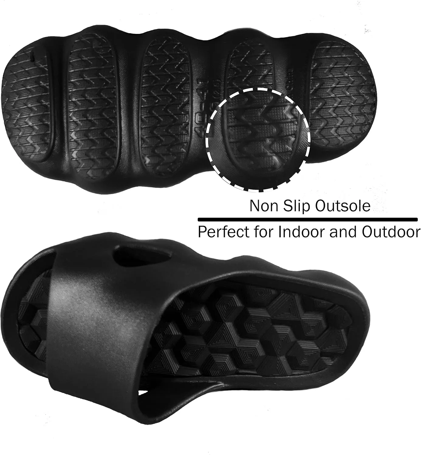 PARKERS Comfortable Stylish Unisex Men's Women's Slides indoor outdoor ultralight non-slip arch support washable recovery sandals