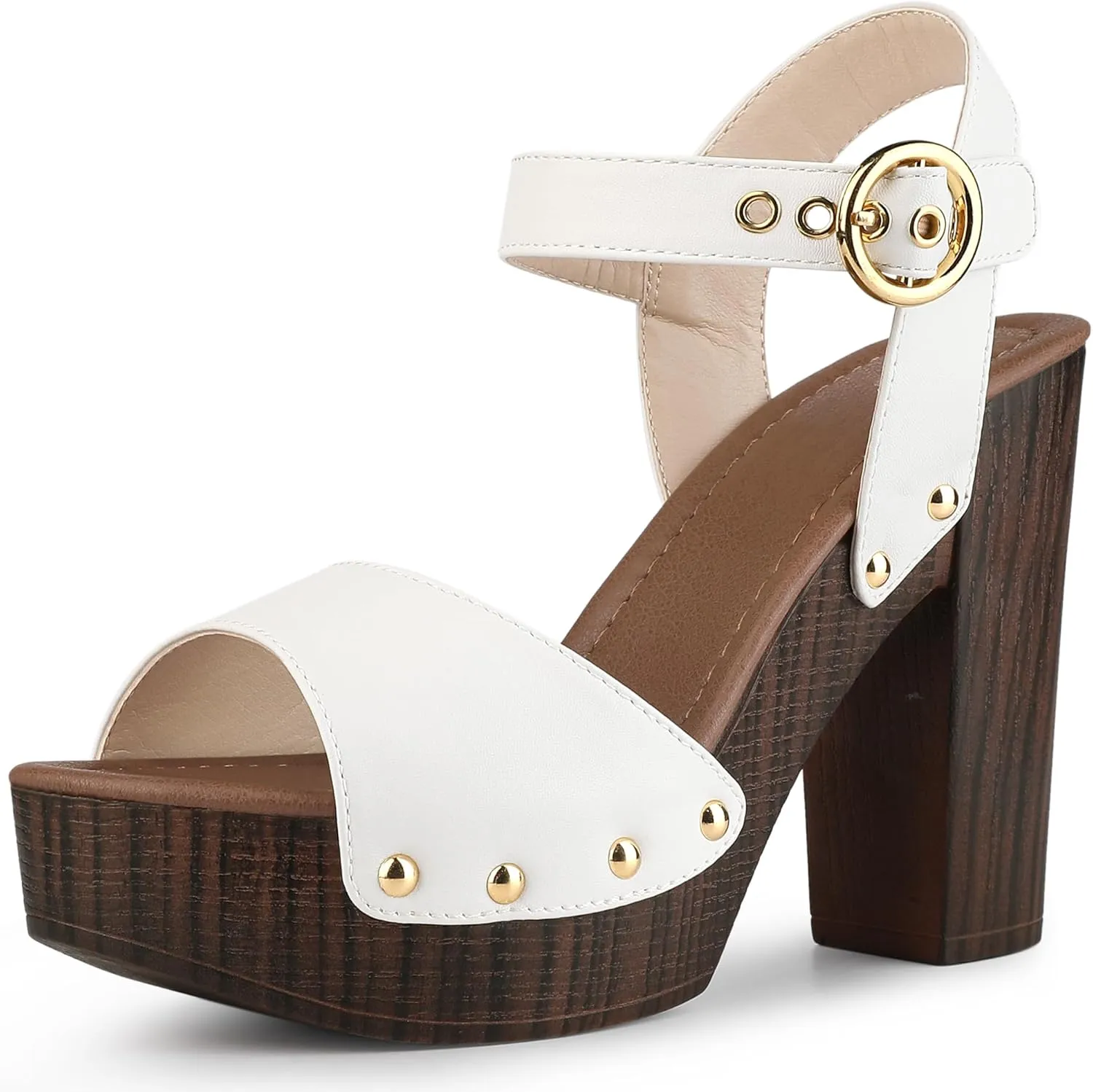Perphy Platform Heels Slingback Chunky High Heel Sandals for Women