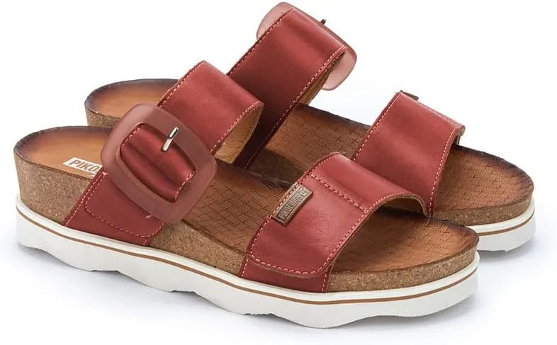 PIKOLINOS Wedge Sandals Leather Menorca for Woman