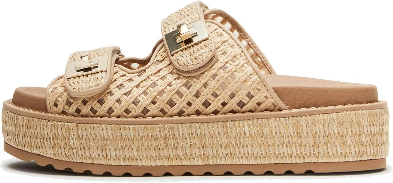 Platform Sandals for Women Cute and Casual Buck Open Toe Shoes for Comfortable All-Day Wear