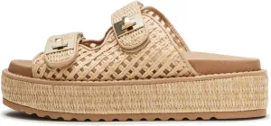 Platform Sandals for Women Cute and Casual Buck Open Toe Shoes for Comfortable All-Day Wear