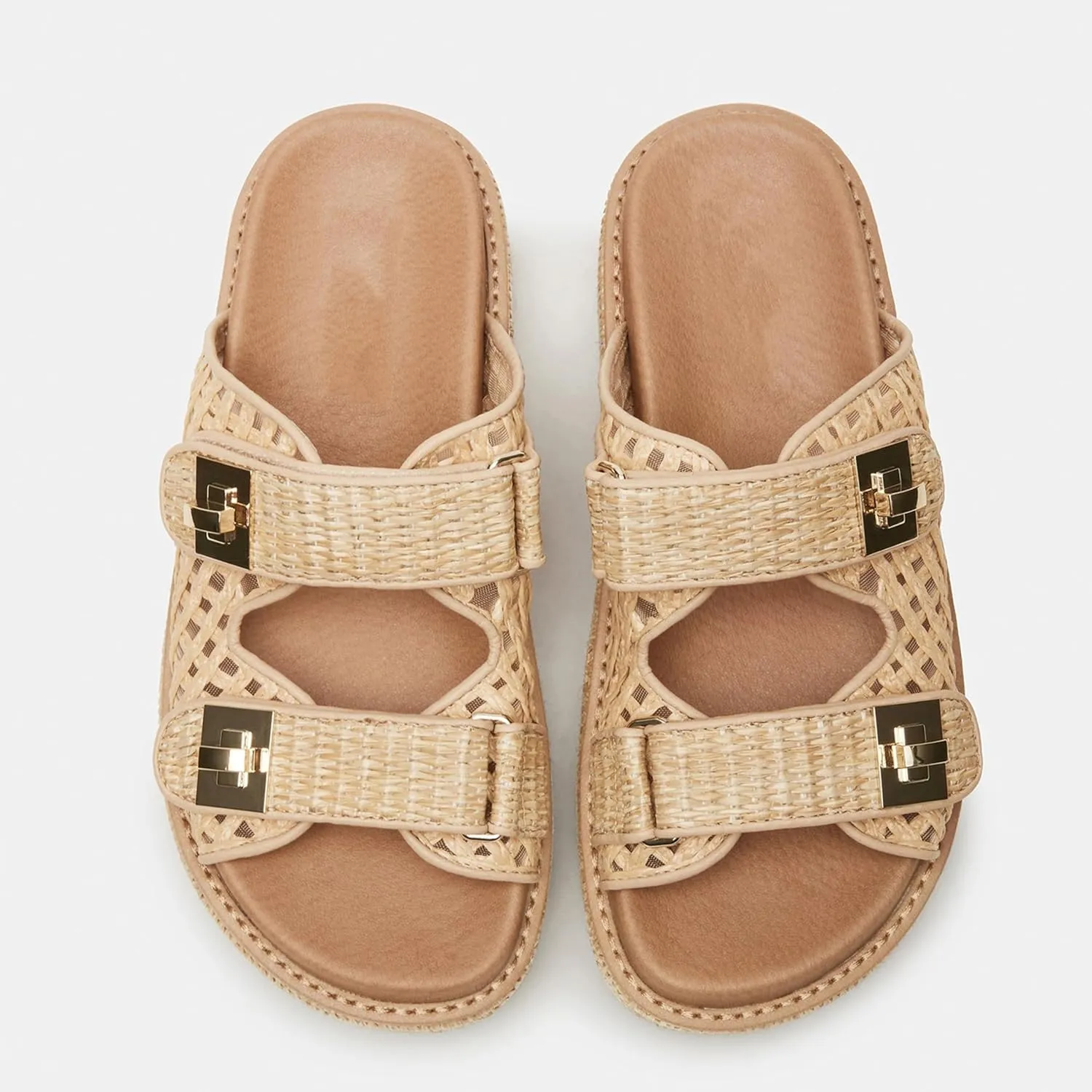 Platform Sandals for Women Cute and Casual Buck Open Toe Shoes for Comfortable All-Day Wear