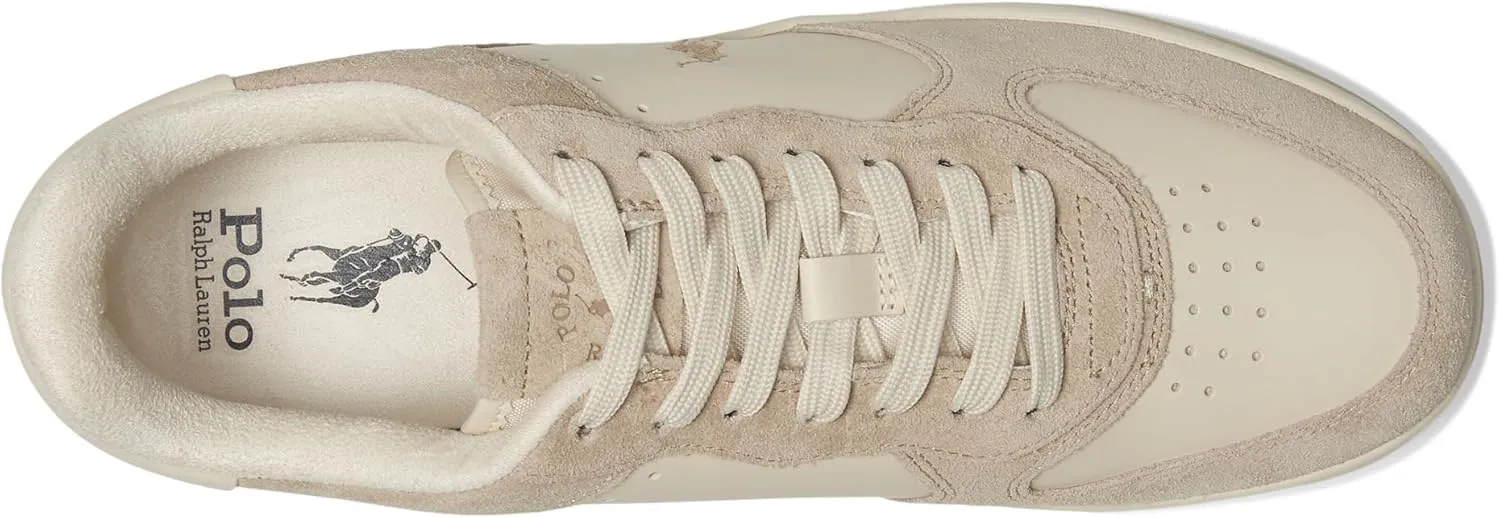 POLO RALPH LAUREN Men's Masters Court Leather-Suede Sneaker