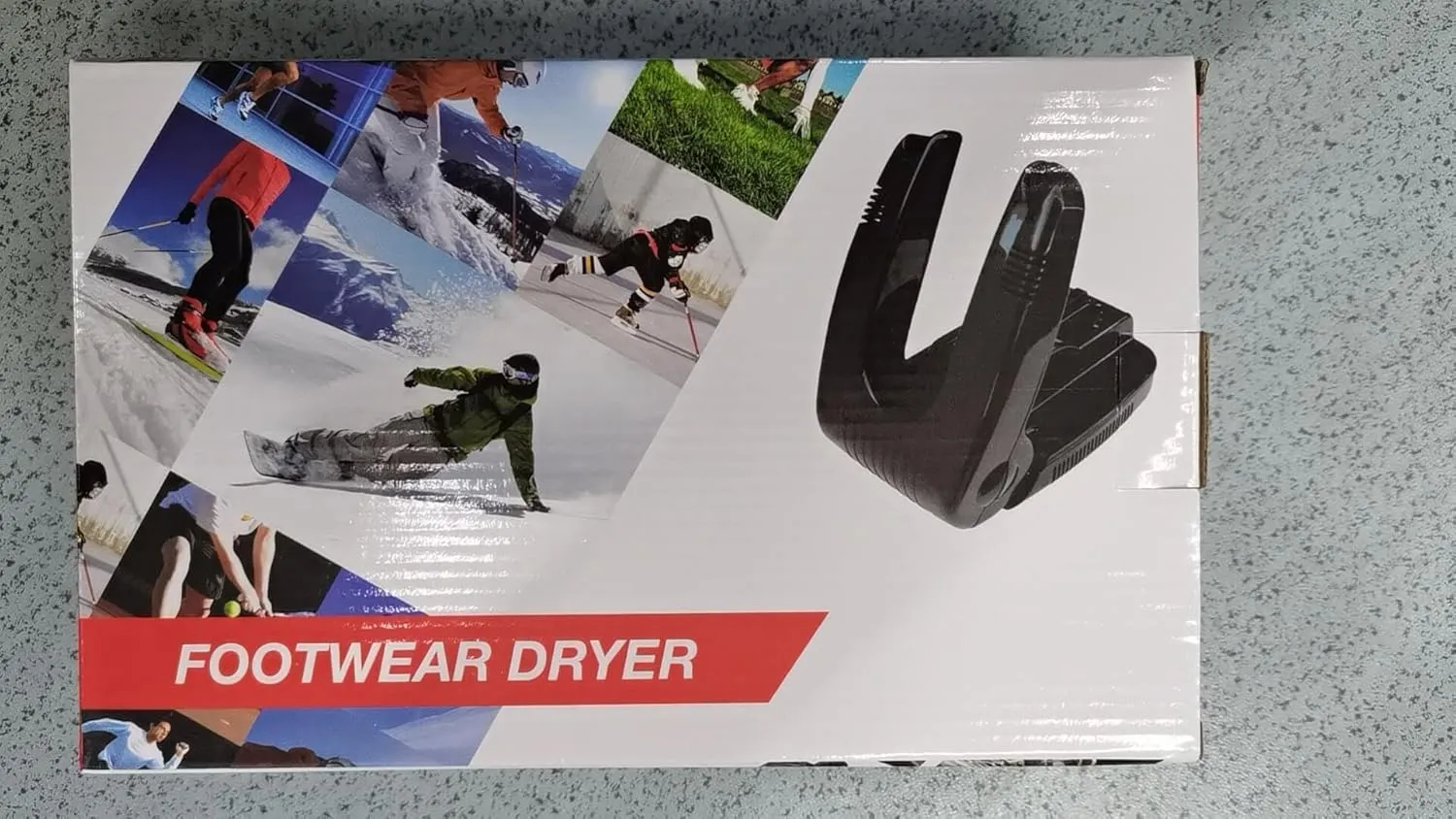 Portable Electric Shoes Boots Dryer and Warmer with Folding and Drying Adjustable Rack