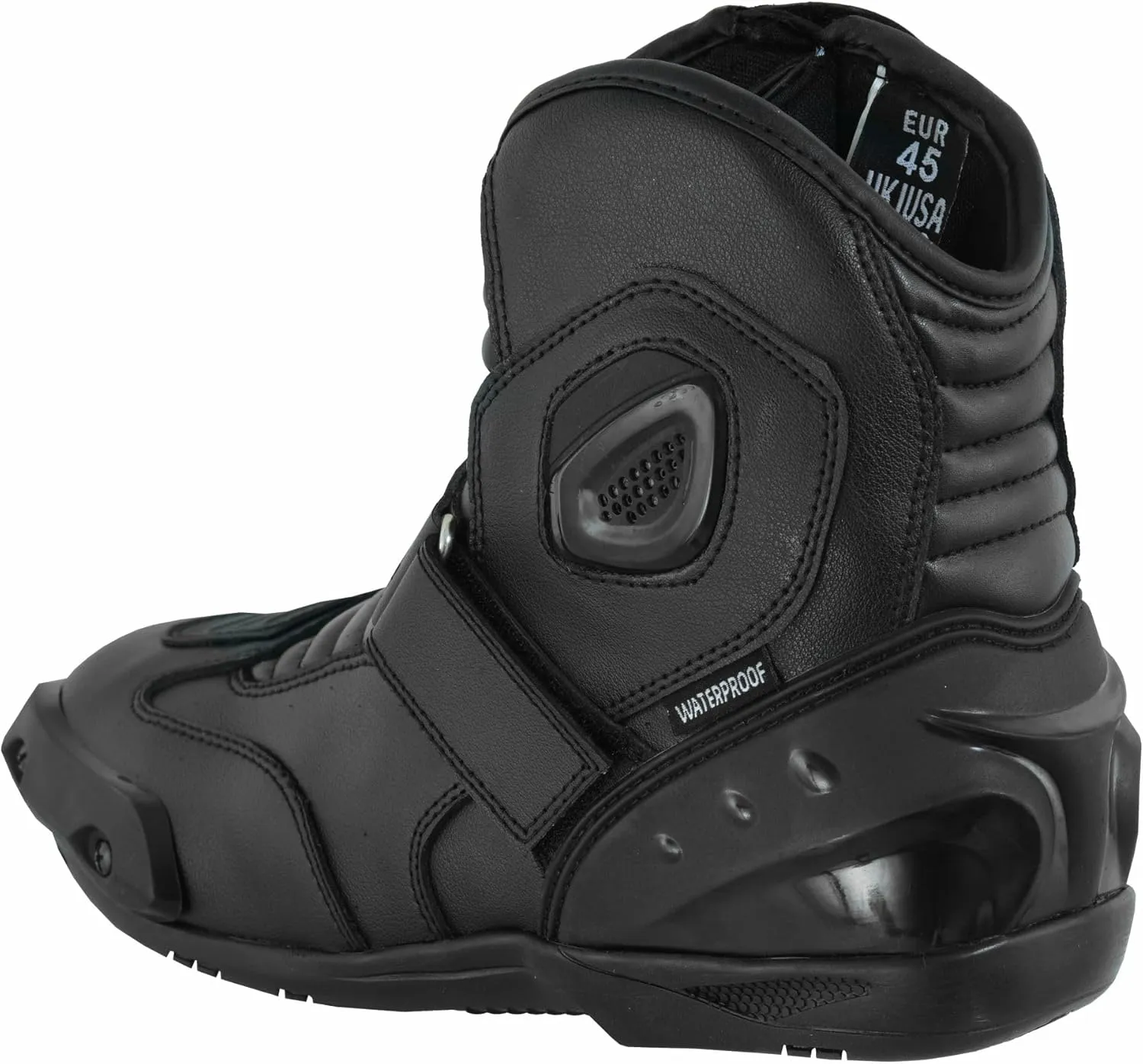 PROFIRST Short Ankle Leather Motorbike boots for men Motorcycle boots Protective Shoes for Riders - CE Approved