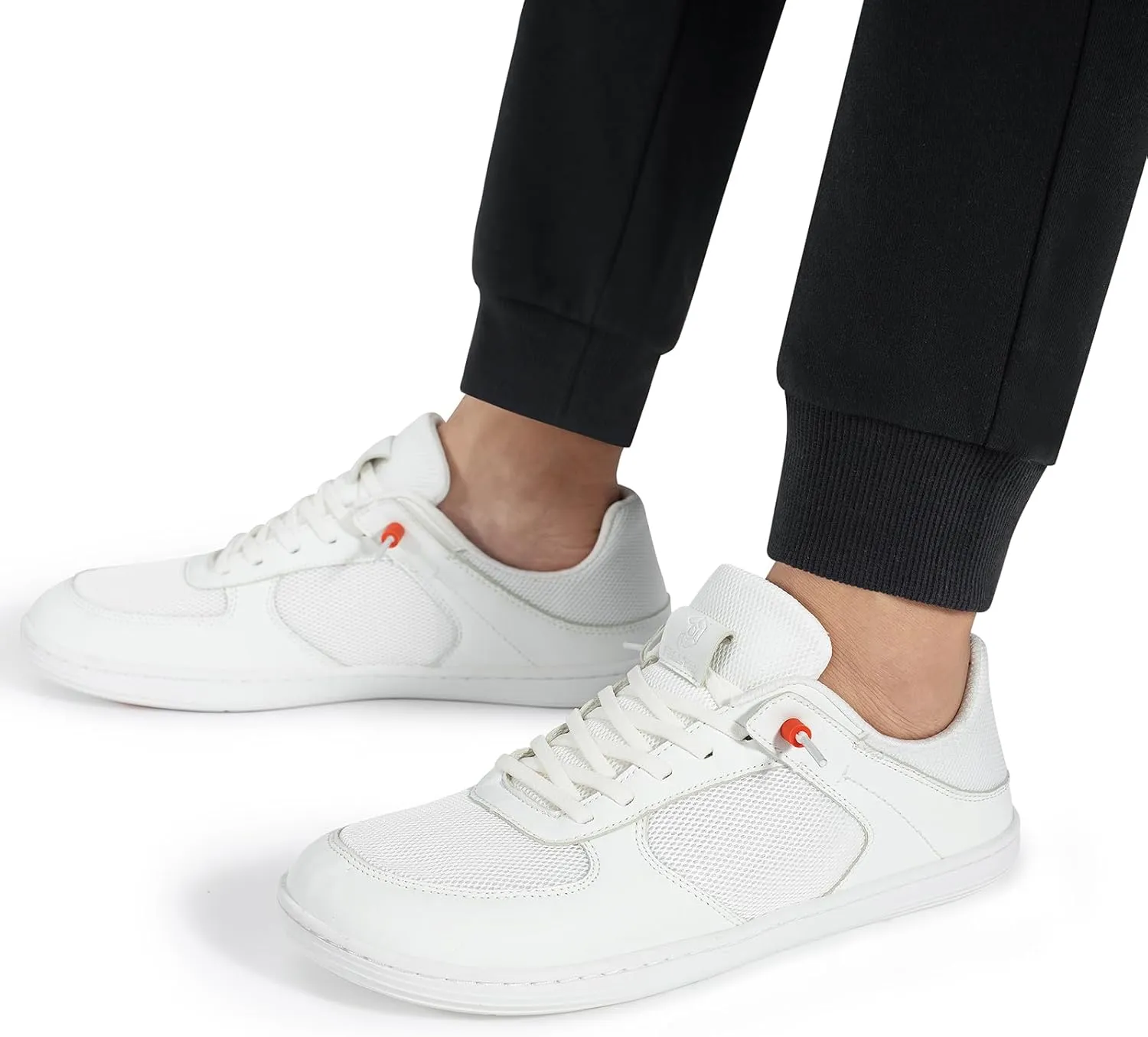 Pulltop Barefoot Wide Toe Box Shoes for Men - Minimalist Barefoot Dress Shoes Sneakers Zero Drop Slip on Walking Non Slip Shoes for Men
