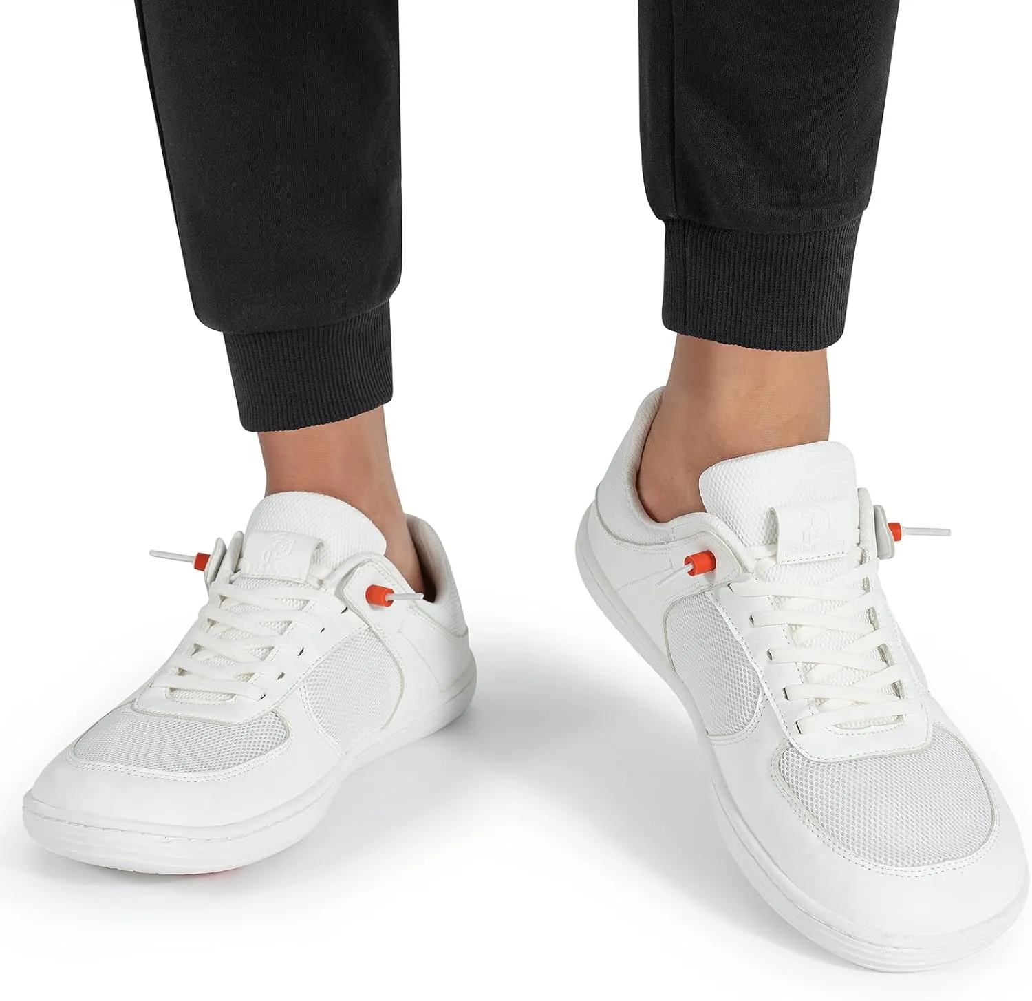 Pulltop Barefoot Wide Toe Box Shoes for Men - Minimalist Barefoot Dress Shoes Sneakers Zero Drop Slip on Walking Non Slip Shoes for Men