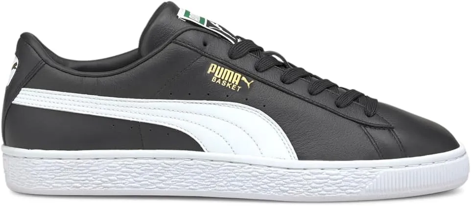 PUMA Mens Basket Classic Xxi Lace Up Sneakers Shoes Casual - Black - Size 7 M
