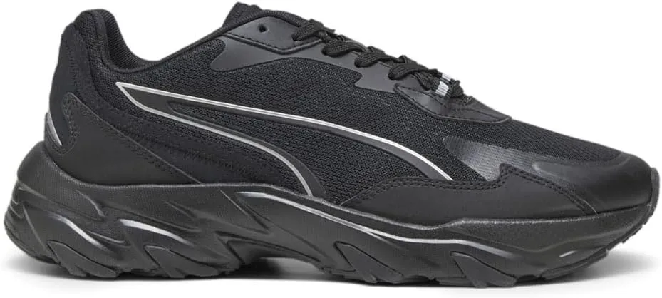 PUMA Mens Injector Clean Lace Up Sneakers Shoes Casual - Black - Size 11 M