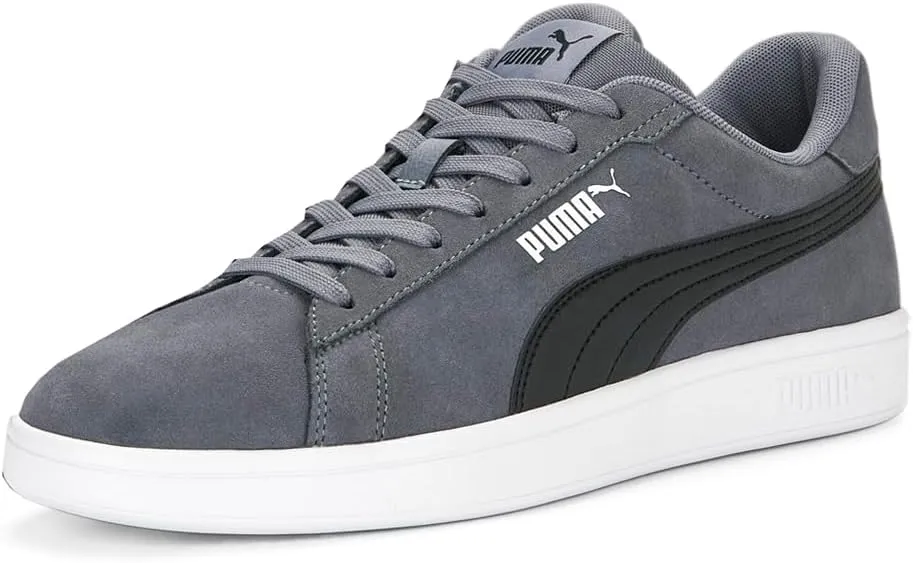 PUMA Mens Smash 3.0 Lace Up Sneakers Shoes Casual - Grey