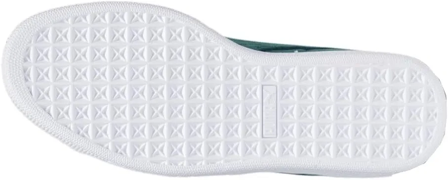 Puma Womens Basket Classic Velvet Lace Up Sneakers Shoes Casual - Green