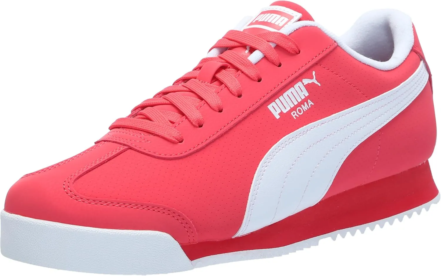 PUMA Women's Roma Shoes, 24 Tart Cherry-White-Black, 5.5